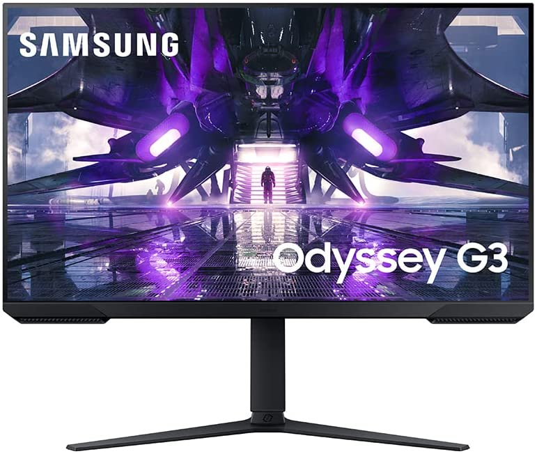 SAMSUNG 32" Odyssey G32A FHD 1ms 165Hz Gaming Monitor with Eye Saver Mode, Free-Sync Premium, Height Adjustable Screen for Gamer Comfort, VESA Mount Capability (LS32AG320NNXZA)