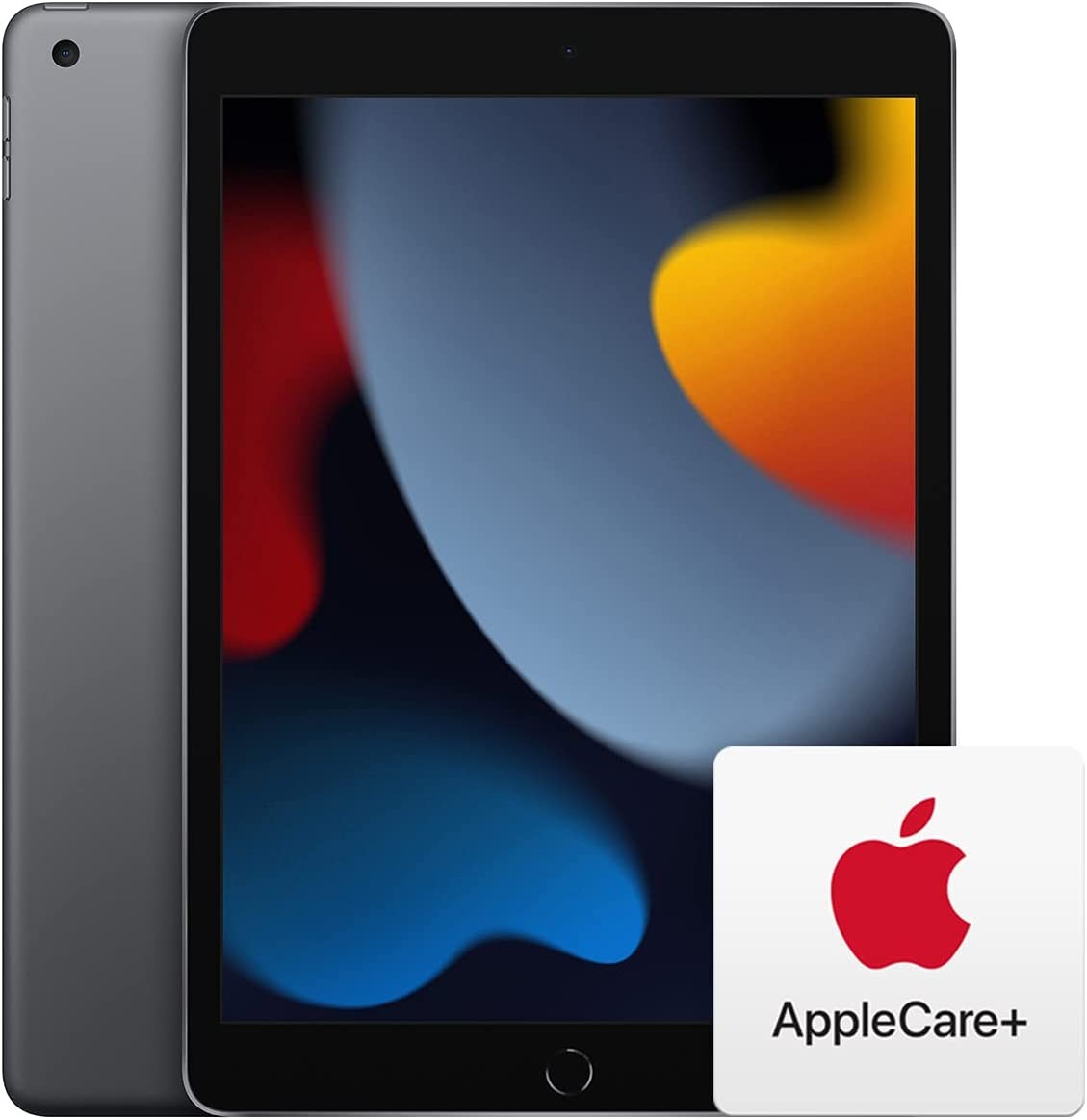 2021 Apple 10.2-inch iPad (Wi-Fi, 64GB) - Space Gray with AppleCare+ for iPad - 9th Generation
